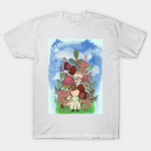 Mushroom forest girl T-Shirt